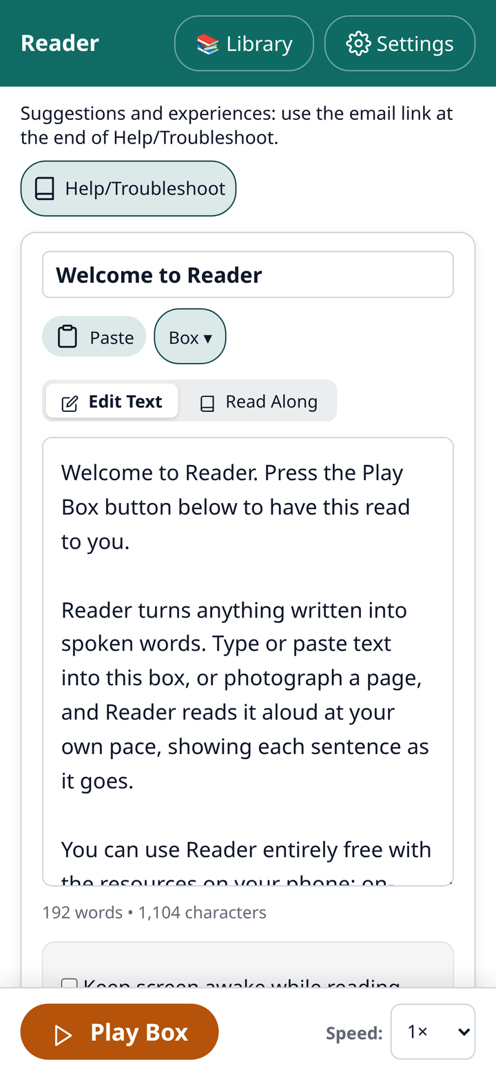 kromans-Reader screenshot
